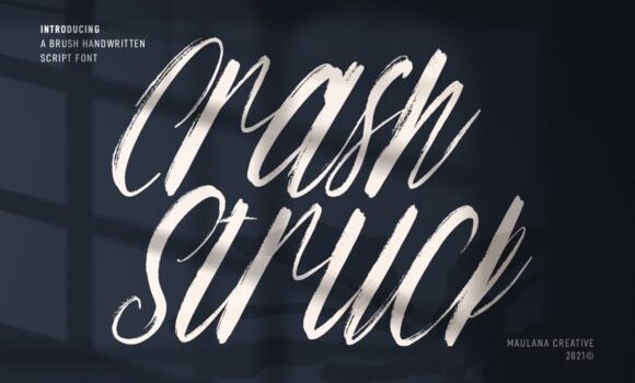 Crash Struck Font Fonts Free Download Crash Struck Font - Featured Image