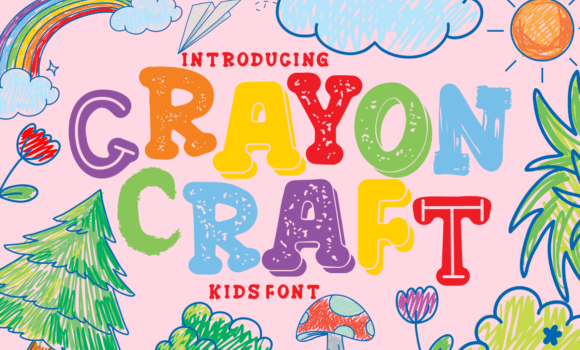 Crayon Craft Font - Featured Image