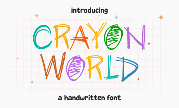 Crayon World Font Fonts Free Download Crayon World Font - Featured Image