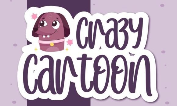 Crazy Cartoon Font - Featured Image