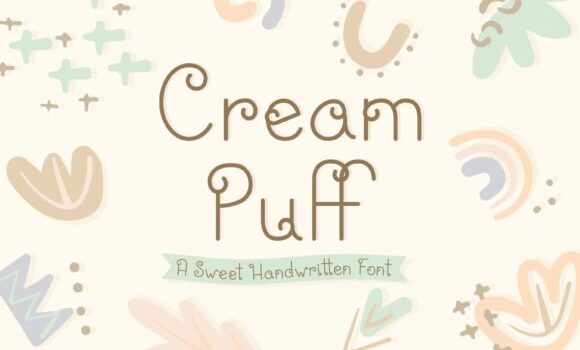 Cream Puff Font - Featured Image