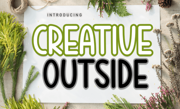 Creative Outside Font - Featured Image