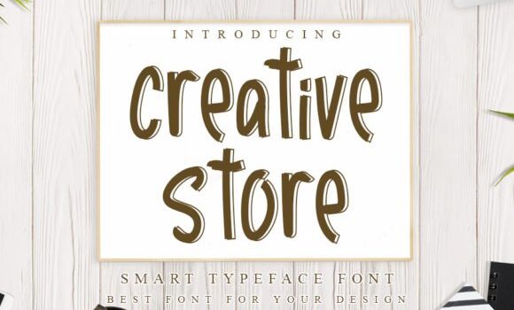 Creative Store Font Fonts Free Download Creative Store Font - Featured Image