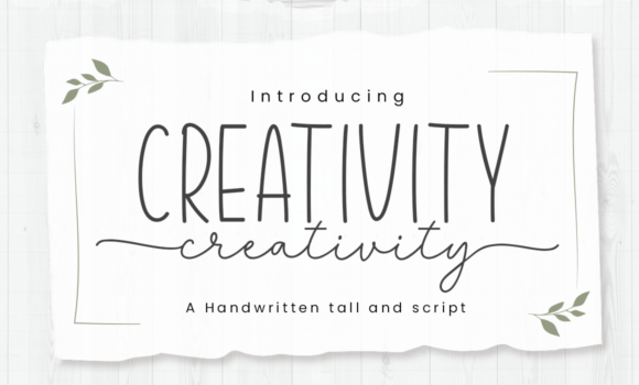 Creativity Font - Featured Image