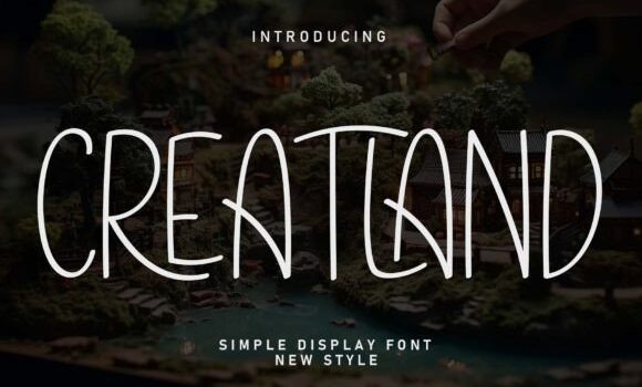 Creatland Font - Featured Image