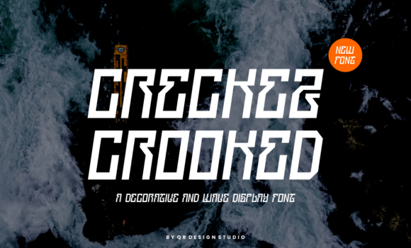 Creckez Crooked Font - Featured Image