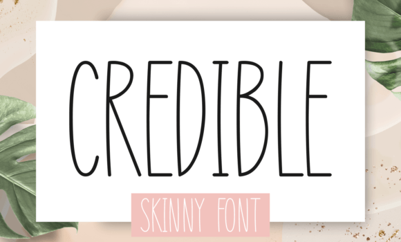 Credible Font - Featured Image