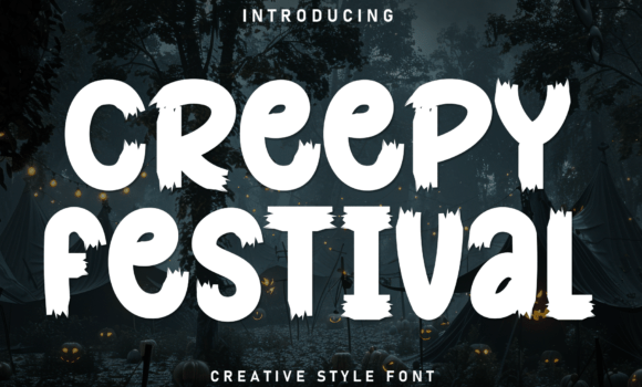 Creepy Festival Font - Featured Image