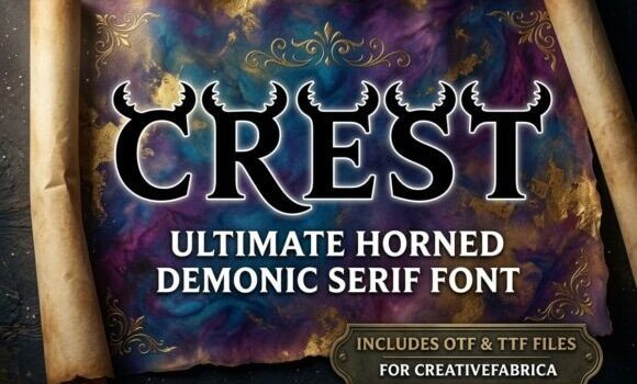 Crest Font Fonts Free Download Crest Font - Featured Image