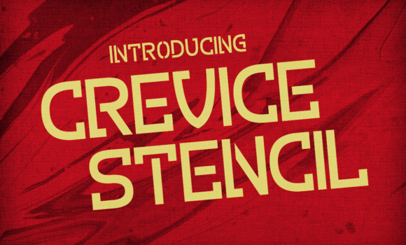 Crevice Stencil Font - Featured Image