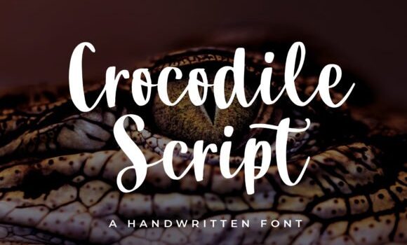 Crocodile Script Font Fonts Free Download Crocodile Script Font - Featured Image