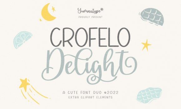 Crofelo Delight Duo Font Fonts Free Download