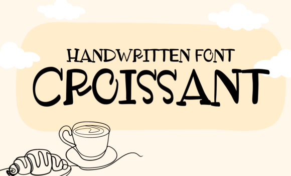 Croissant Font - Featured Image