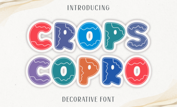 Crops Copro Font - Featured Image