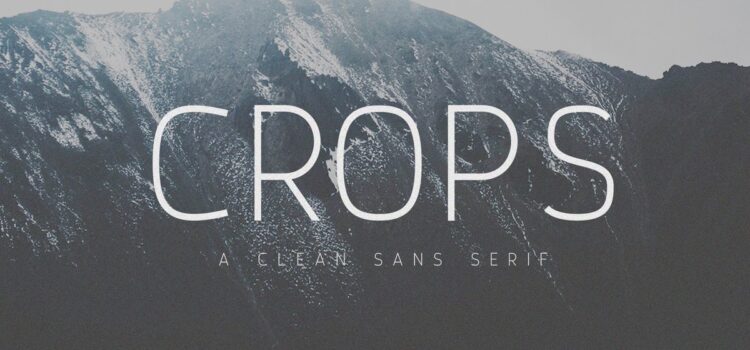 Crops Font - Featured Image