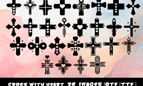 Cross with Heart Font Fonts Free Download Cross with Heart Font - Featured Image
