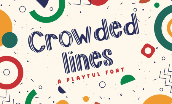 Crowded Lines Font Fonts Free Download Crowded Lines Font - Featured Image