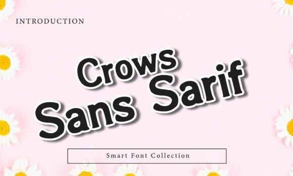 Crows Sans Sarif Font - Featured Image