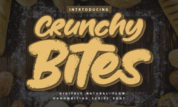 Crunchy Bites Font Fonts Free Download Crunchy Bites Font - Featured Image