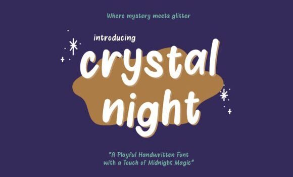 Crystal Night Font Fonts Free Download Crystal Night Font - Featured Image