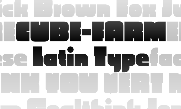 Cube Farm Font - Featured Image