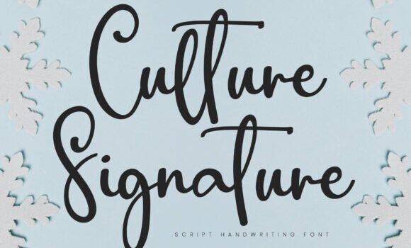 Culture Signature Font Fonts Free Download Culture Signature Font - Featured Image