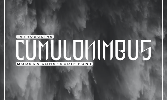 Cumulonimbus Font - Featured Image