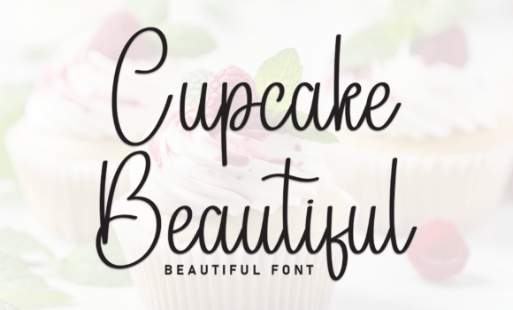 Cupcake Beautiful Font - Featured Image