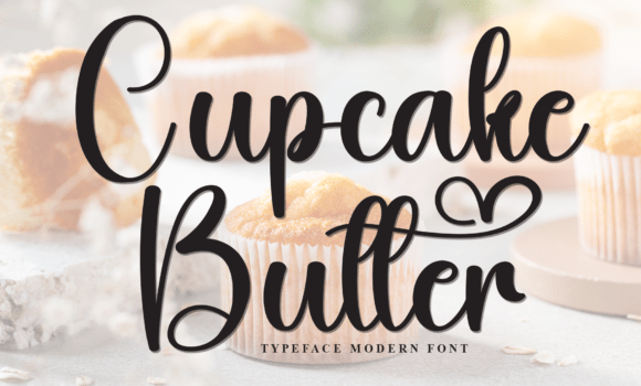 Cupcake Butter Font - Featured Image