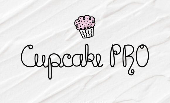 Cupcake Pro Font - Featured Image