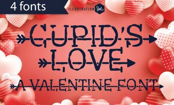 Cupid’s Love Font Fonts Free Download Cupid's Love Font - Featured Image
