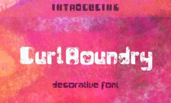 Curl Roundry Font - Featured Image