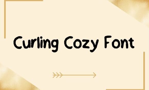 Curling Cozy Font - Featured Image