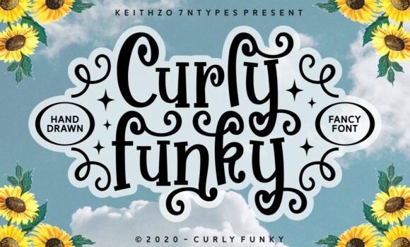 Curly Funky Font Fonts Free Download Curly Funky Font - Featured Image