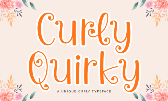 Curly Quirky Font - Featured Image