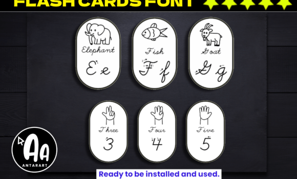 Cursive Handwriting Flashcards Font Fonts Free Download Cursive Handwriting Flashcards Font - Featured Image