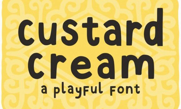 Custard Cream Font - Featured Image