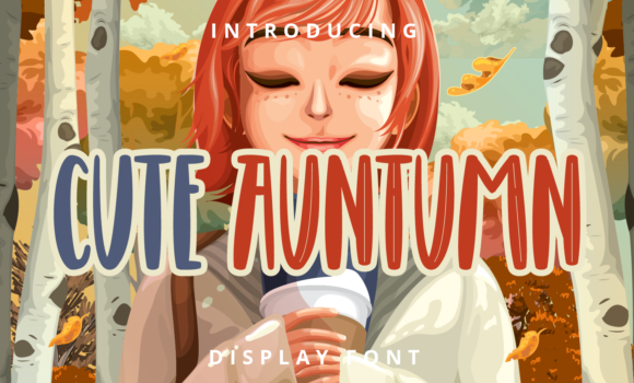 Cute Auntumn Font - Featured Image