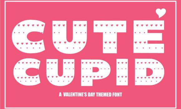 Cute Cupid Font - Featured Image