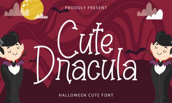Cute Dracula Font - Featured Image