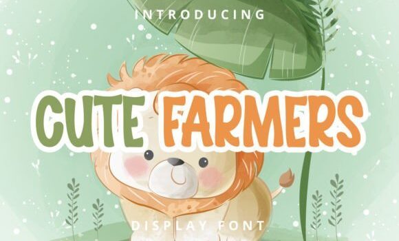 Cute Farmers Font - Featured Image