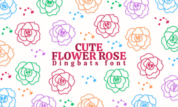 Cute Flower Rose Font - Featured Image