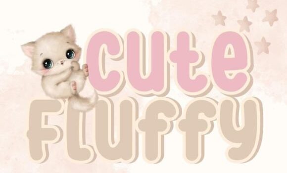 Cute Fluffy Font - Featured Image