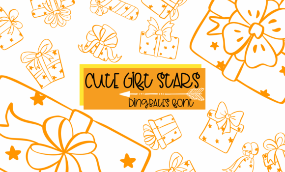 Cute Gift Stars Font - Featured Image