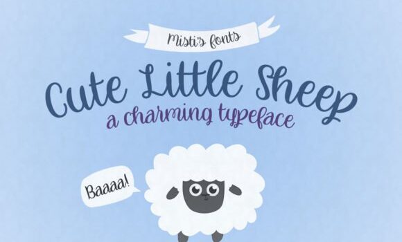 Cute Little Sheep Font Fonts Free Download Cute Little Sheep Font - Featured Image