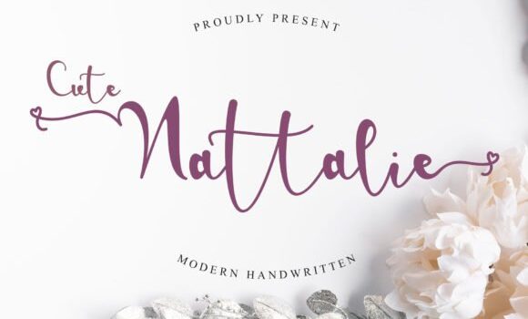 Cute Nattalie Font - Featured Image
