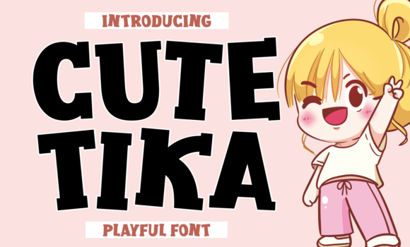Cute Tika Font - Featured Image