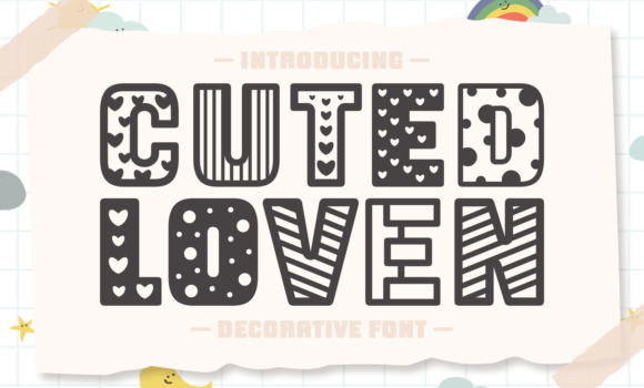 Cuted Loven Font - Featured Image