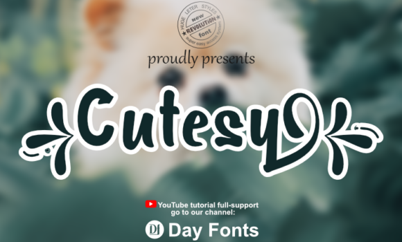 Cutesy Font - Featured Image