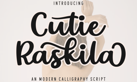 Cutie Raskila Font - Featured Image